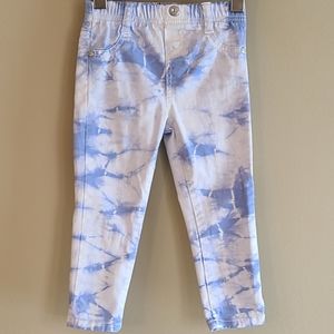 Guess tye dye pull on pants